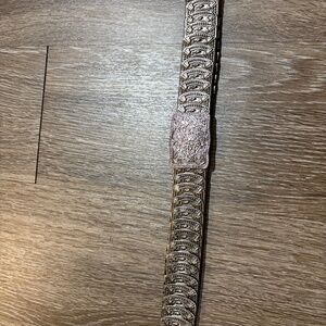 silver stretch belt